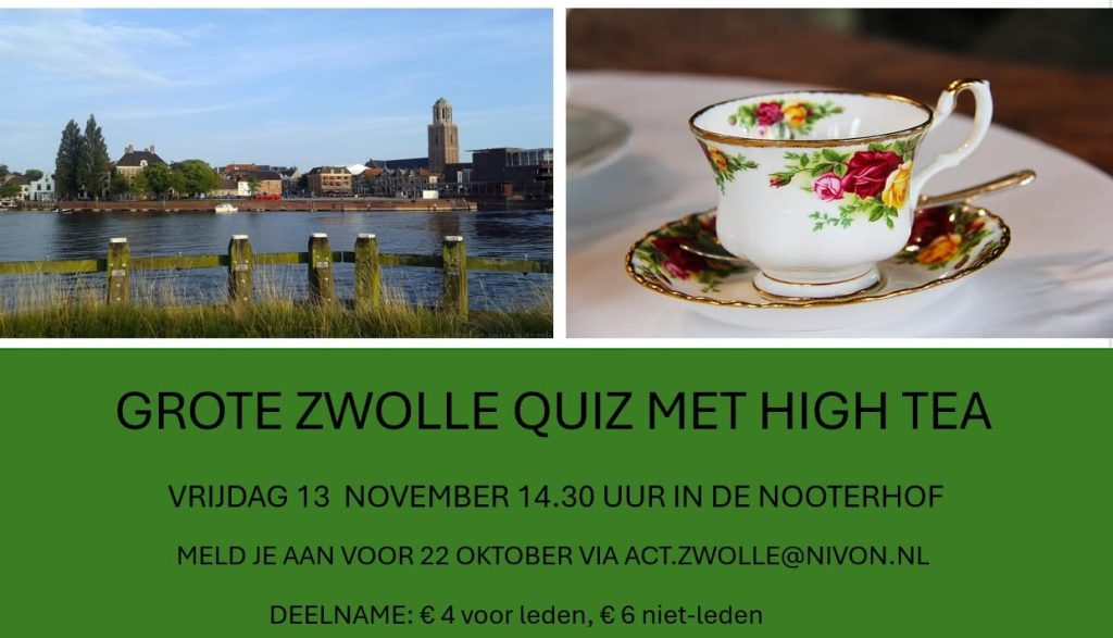 Grote Zwolle Quiz met High Tea